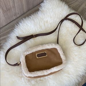 Ugg Suede/Sherpa Crossbody Bag